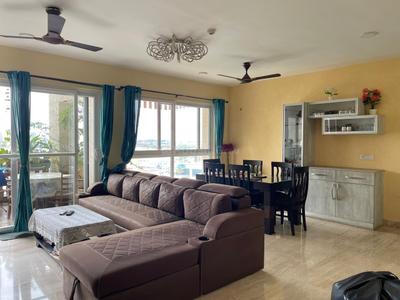 Hall Image of 1773 Sq.ft 3 BHK Apartment / Flat for rent in Mahindra Windchimes, Arakere Bengaluru for Rs. 120000
