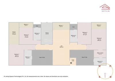 Image of 3097 Sq.ft 4 BHK Apartment / Flat for sale in Casagrand Vivacity by Casagrand Builder Private Limited, Chikkanagamangala, Bengaluru for Rs. 30000000