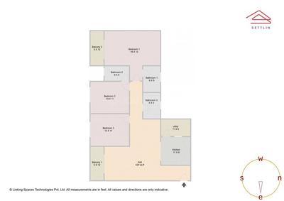 Image of 1868 Sq.ft 3 BHK Apartment / Flat for sale in Adarsh Welkin Park Villas by Adarsh Developers, Choodasandra, Bengaluru for Rs. 22300000