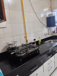 Kitchen Image of 1100 Sq.ft 2 BHK Apartment / Flat for rent in Ghatlodiya Ahmedabad for Rs. 28000