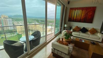 Balcony Image of 2130 Sq.ft 3.5 BHK Apartment / Flat for rent in Vijay Orion, Hiranandani Estate Thane for Rs. 80000