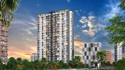 Image of 912 Sq.ft 2 BHK Apartment / Flat for sale in Landmark Aristo, Kalyan East, Kalyan for Rs. 6000000