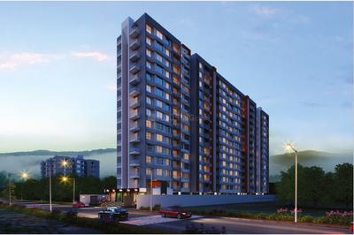 Image of 1151 Sq.ft 3 BHK Apartment / Flat for sale in Parshwa Greens, Moshi, Pune for Rs. 6400000