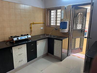 Kitchen Image of 700 Sq.ft 3 BHK Independent House for rent in Bopal Ahmedabad for Rs. 30000
