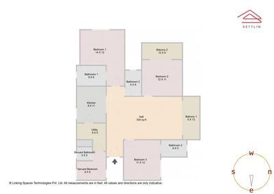 Image of 1892 Sq.ft 3 BHK Apartment / Flat for sale in Prestige Lavender Fields by Prestige Projects Pvt Ltd, Gunjur Village, Bengaluru for Rs. 30000000