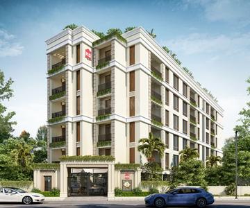 Image of 1738 Sq.ft 3 BHK Apartment / Flat for sale in KG Rosetta, Egmore, Chennai for Rs. 33000000