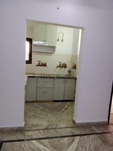 Kitchen Image of 600 Sq.ft 3 BHK Apartment / Flat for rent in Burari New Delhi for Rs. 12500