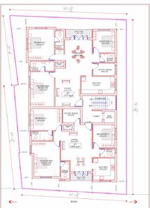Image of 1195 Sq.ft 3 BHK Apartment / Flat for sale in Nanganallur, Chennai for Rs. 11950000
