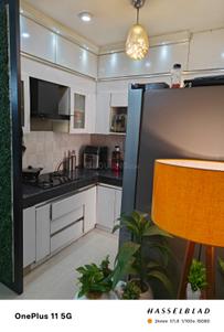 Kitchen Image of 1125 Sq.ft 3 BHK Apartment / Flat for rent in Aditya World City Ghaziabad for Rs. 17000