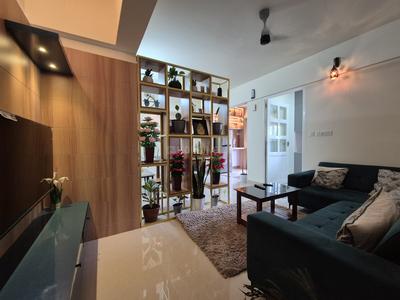 Hall Image of 990 Sq.ft 3 BHK Apartment / Flat for rent in Sowparnika Jazzmyna, Kunnamangalam Kozhikode for Rs. 34000