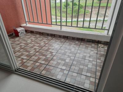 Balcony Image of 1000 Sq.ft 2 BHK Apartment / Flat for rent in Majestique Rhythm County, Handewadi Pune for Rs. 20000