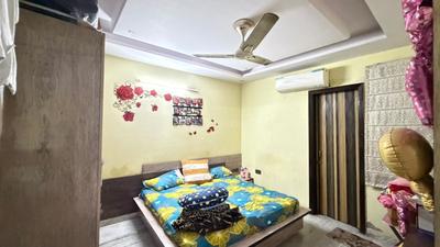 Bedroom Image of 1250 Sq.ft 3 BHK Builder Floor for rent in Bali Nagar New Delhi for Rs. 40000