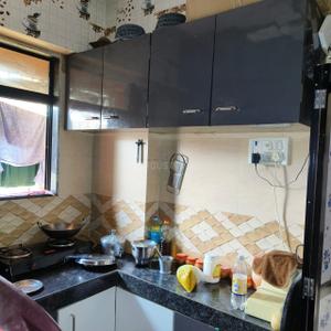 Kitchen Image of 610 Sq.ft 1 BHK Apartment / Flat for sale in Shree Parasnath Nagari, Naigaon East Naigaon for Rs. 3300000