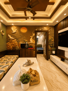 Living Room Image of 923 Sq.ft 2 BHK Apartment / Flat for sale in Kaikhali Kolkata for Rs. 6000000
