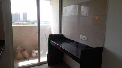 Kitchen Image of 870 Sq.ft 2 BHK Apartment / Flat for rent in VJ Yashwin SukhNiwas, Maan Pune for Rs. 25000