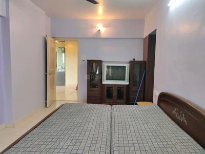 Bedroom Image of 1200 Sq.ft 2 BHK Apartment / Flat for rent in Sagar Darshan Towers, Nerul Navi Mumbai for Rs. 75000