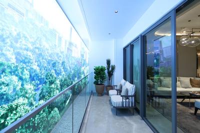 Balcony Image of 1482 Sq.ft 3 BHK Apartment / Flat for sale in Thane West Thane for Rs. 27200000