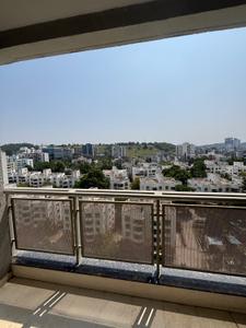Balcony Image of 1057 Sq.ft 3.5 BHK Apartment / Flat for rent in Goel Ganga Legend A2 And B4, Bavdhan Pune for Rs. 60000