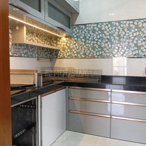 Kitchen Image of 1200 Sq.ft 2 BHK Apartment / Flat for rent in Ashtavinayak Aangan, Ulwe Navi Mumbai for Rs. 60000