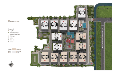 Image of 1366 Sq.ft 3.5 BHK Apartment / Flat for sale in Salarpuria Inspire Phase 1, New Town, Kolkata for Rs. 19900000