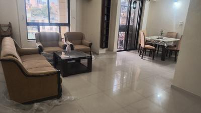 Living Room Image of 1050 Sq.ft 2 BHK Apartment / Flat for rent in Lunkad Goldcoast, Viman Nagar Pune for Rs. 50000
