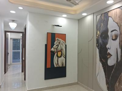 Living Room Image of 540 Sq.ft 2 BHK Builder Floor for rent in Dwarka Mor New Delhi for Rs. 20000