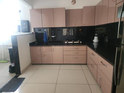 Kitchen Image of 2400 Sq.ft 3 BHK Independent House for rent in Om Lal Ji Veda Homes, Sanwer Road Industrial Area Indore for Rs. 60000
