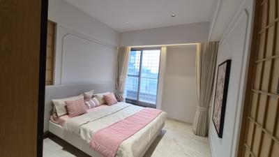 Bedroom Image of 960 Sq.ft 2 BHK Apartment / Flat for rent in Majestique Towers East, Upper Kharadi Pune for Rs. 50000
