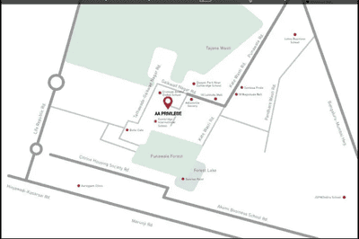 Image of 1491 Sq.ft 3 BHK Apartment / Flat for sale in JN AA Privilege, Punawale, Pune for Rs. 11700000