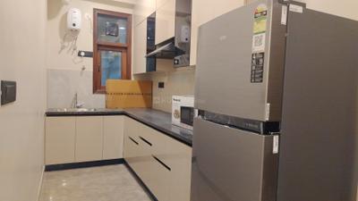 Kitchen Image of 1200 Sq.ft 2 BHK Builder Floor for rent in DLF Phase 4 Gurgaon for Rs. 60000