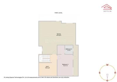 Image of 1780 Sq.ft 3 BHK Apartment / Flat for sale in K R Puram, Bengaluru for Rs. 8900000