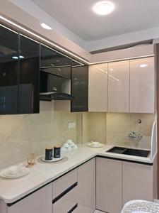 Kitchen Image of 600 Sq.ft 2 BHK Builder Floor for sale in Nawada New Delhi for Rs. 4000000