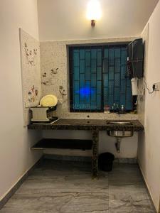 Kitchen Image of 800 Sq.ft 1 BHK Apartment / Flat for rent in Vagator Goa for Rs. 30000