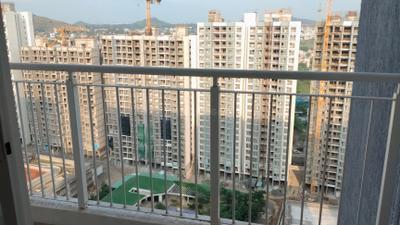 Balcony Image of 650 Sq.ft 2 BHK Apartment / Flat for rent in Godrej Park Greens, Mamurdi Pune for Rs. 16000