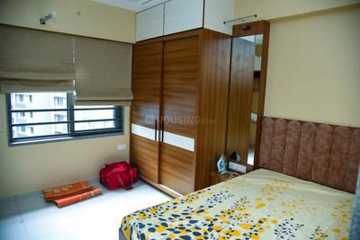 Bedroom Image of 1300 Sq.ft 2 BHK Apartment / Flat for rent in Orchid Blues, Shela Ahmedabad for Rs. 33000