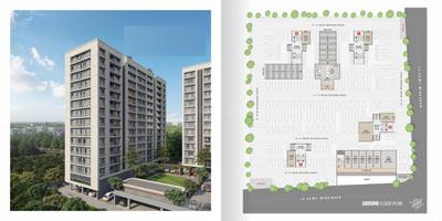 Image of 1335 Sq.ft 2 BHK Apartment / Flat for sale in Pal, Surat for Rs. 6207750