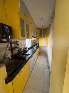 Kitchen Image of 1420 Sq.ft 3 BHK Apartment / Flat for rent in Rajarhat Complex, Rajarhat Kolkata for Rs. 17000