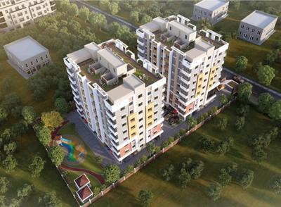 Image of 919 Sq.ft 2 BHK Apartment / Flat for sale in Krishti Mansion, Rajarhat, Kolkata for Rs. 4300000