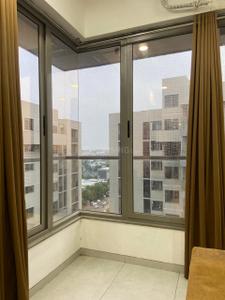 Balcony Image of 1500 Sq.ft 3 BHK Apartment / Flat for rent in Satyamev Serene, Gota Ahmedabad for Rs. 42000