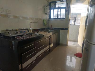 Kitchen Image of 1050 Sq.ft 2 BHK Apartment / Flat for rent in Magarpatta Iris, Magarpatta City Pune for Rs. 38000