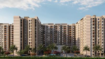 Image of 1124 Sq.ft 2 BHK Apartment / Flat for sale in TVS Emerald Auralis, Thanisandra, Bengaluru for Rs. 11400000