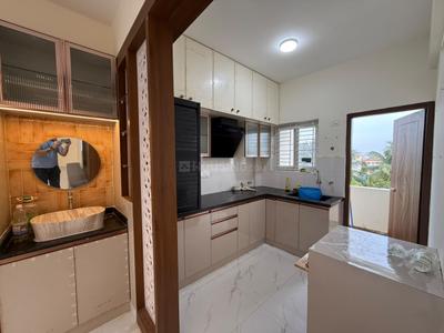 Kitchen Image of 1300 Sq.ft 3 BHK Builder Floor for rent in K R Puram Bengaluru for Rs. 38500