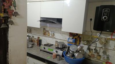 Kitchen Image of 1050 Sq.ft 2 BHK Builder Floor for rent in Vaishali Ghaziabad for Rs. 22000