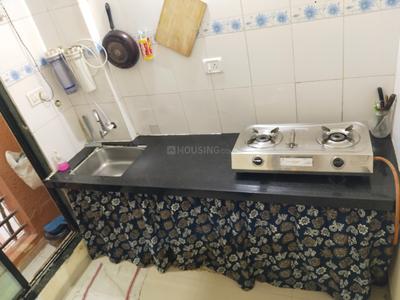 Kitchen Image of 580 Sq.ft 1 BHK Apartment / Flat for sale in Balkrishna Residency, Ulwe Navi Mumbai for Rs. 4000000