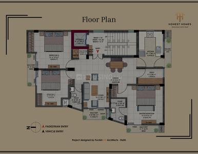 Image of 1295 Sq.ft 3.5 BHK Builder Floor for sale in Patia, Bhubaneswar for Rs. 12000000