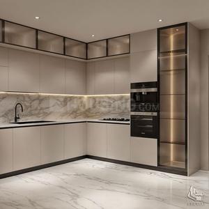 Kitchen Image of 1850 Sq.ft 4 BHK Apartment / Flat for sale in Suraj Ocean Star I, Prabhadevi Mumbai for Rs. 200000000