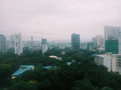 Balcony Image of 1500 Sq.ft 4 BHK Apartment / Flat for rent in Mulund West Mumbai for Rs. 110000