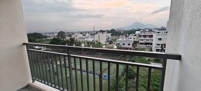 Balcony Image of 1309 Sq.ft 3 BHK Apartment / Flat for rent in Gajra Nandanvan, Indira Nagar Nashik for Rs. 17000