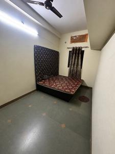 Bedroom Image of 500 Sq.ft 1 BHK Builder Floor for rent in Vrindavan Colony Indore for Rs. 12000