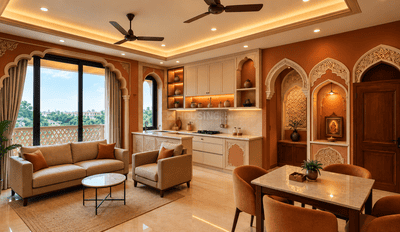 Image of 886 Sq.ft 1 BHK Apartment / Flat for sale in Gangotri Ramtal, Sunrakh Bangar, Vrindavan for Rs. 9746000